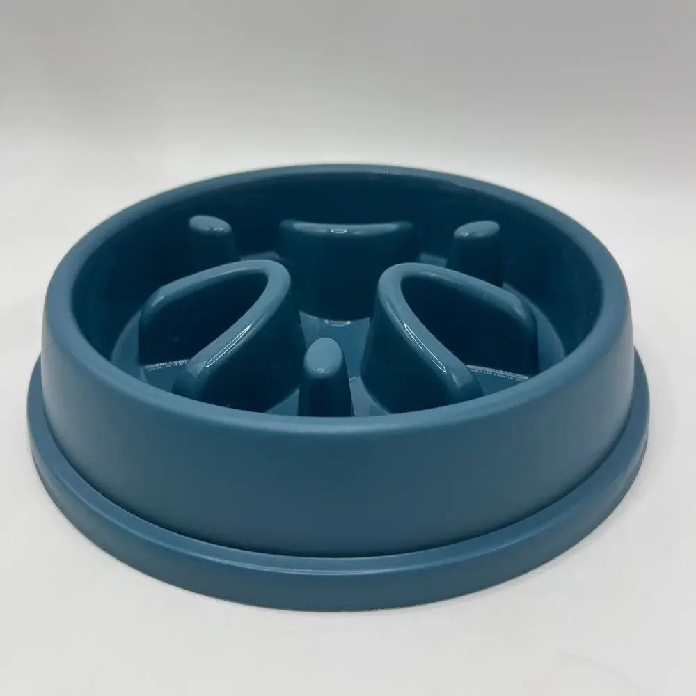 Pet Slow Feeder Bowl Anti-Choke Pet Feeding Bowl Non-Slip & Anti-Tip
